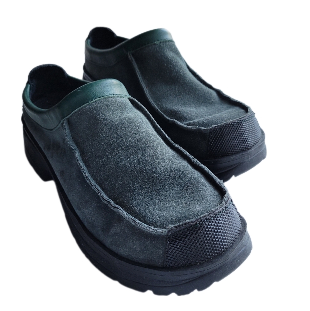 Emerald Green DUCK HEAD Leather Shoes, Size 9½
